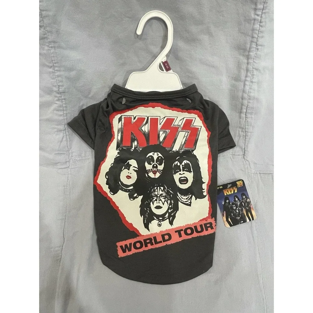 NEW World Tour - KISS - Pet Dog Animal T-Shirt Costume - Size XS